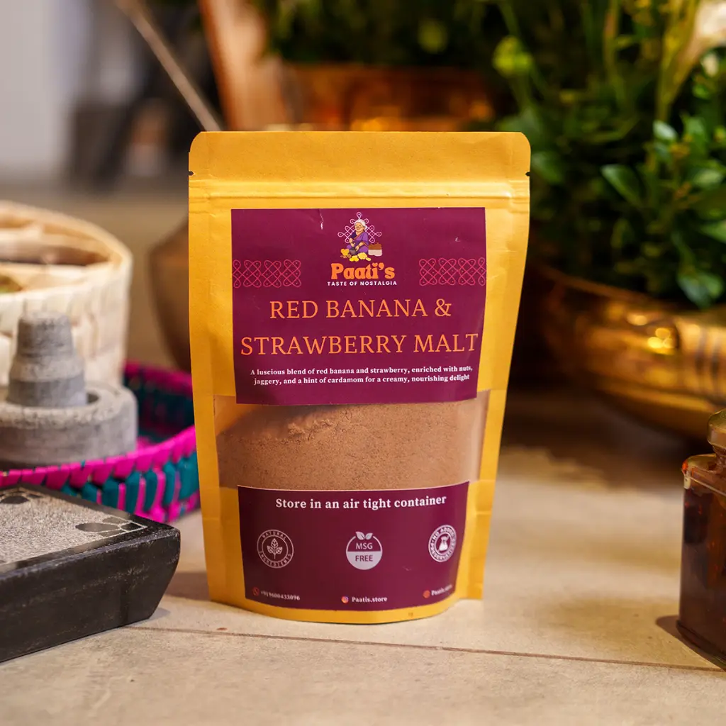 Red Banana Strawberry Malt