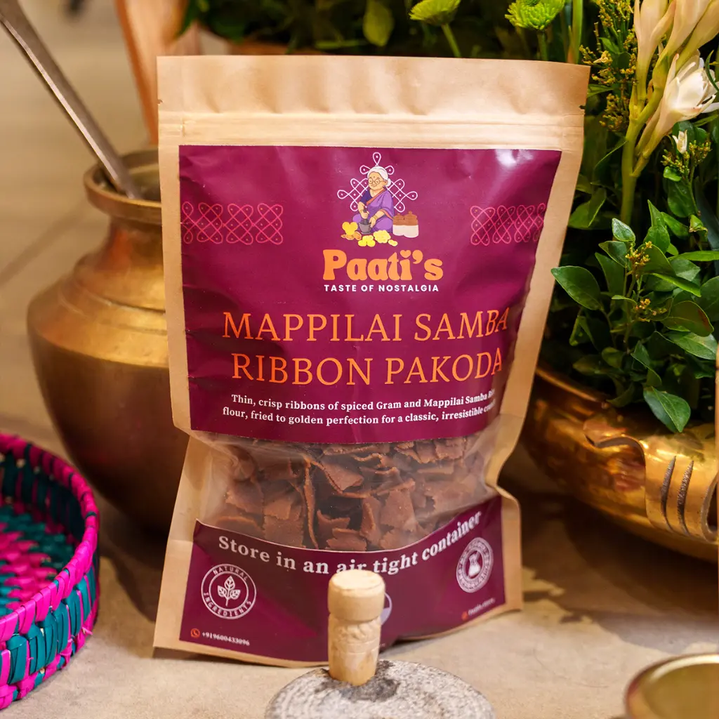 Mappalai Sambha Ribbon Pakoda